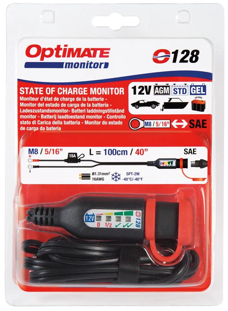Moniteur de batterie de batterie Tecate Optet M. Oesen Standard