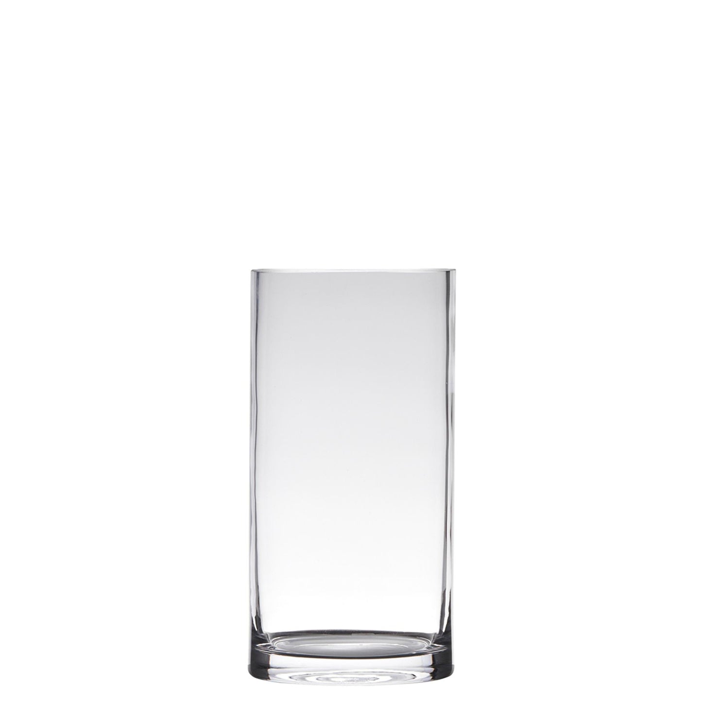 Hakbijl vase cylindre en verre verre ø12xh25cm