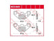 TRW Frein Pad McB 868 SI Metal fritté