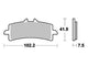 TRW Frein Pad McB 792 SCR MINTER CARBON RACING