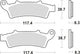 TRW Brake Pad McB 726 SRM Metal fritté