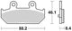 TRW Brake Pad McB 751 SRM Metal fritté