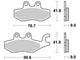 TRW Brake Pad McB 771 SRM Metal fritté