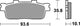 TRW Brake Pad McB 800 SRM Metal fritté