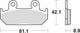 TRW Brake Pad McB 562 SV Métal fritté