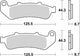 TRW Brake Pads MCB 658