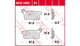 TRW Frein Pad MCB 740 EC Organic