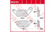 TRW Freed Pad MCB 879 Standard organique
