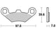 TRW Frein Pad McB 761 SI Metal fritté