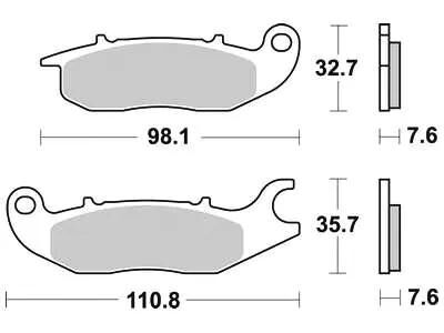 TRW Brake Pad MCB 759 Standard organique