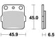 TRW Brake Pad McB 554 SI Metal fritté