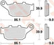 TRW Brake Pad MCB 841 Standard organique
