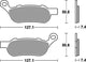 TRW Brake Pad MCB 814 PC Organic Perf. confort