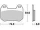 TRW Brake Pad MCB 713 Standard organique