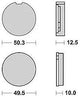 TRW Brake Pad McB 16 Standard organique