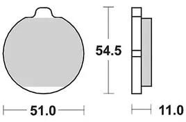 TRW Brake Pads MCB 505