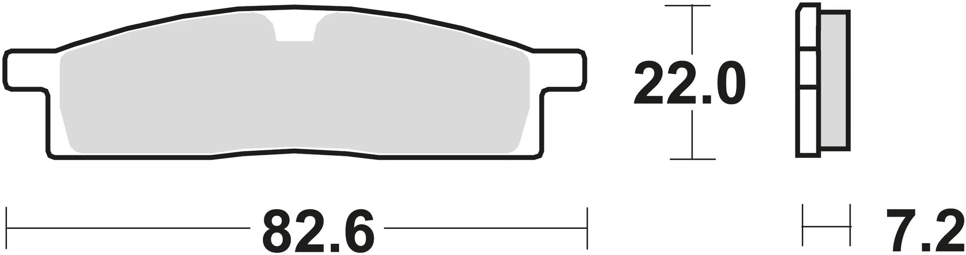 TRW Brake Pad McB 558 SI Metal fritté
