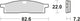 TRW Brake Pad McB 558 SI Metal fritté