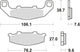 TRW Brake Pad McB 586 SV Métal fritté