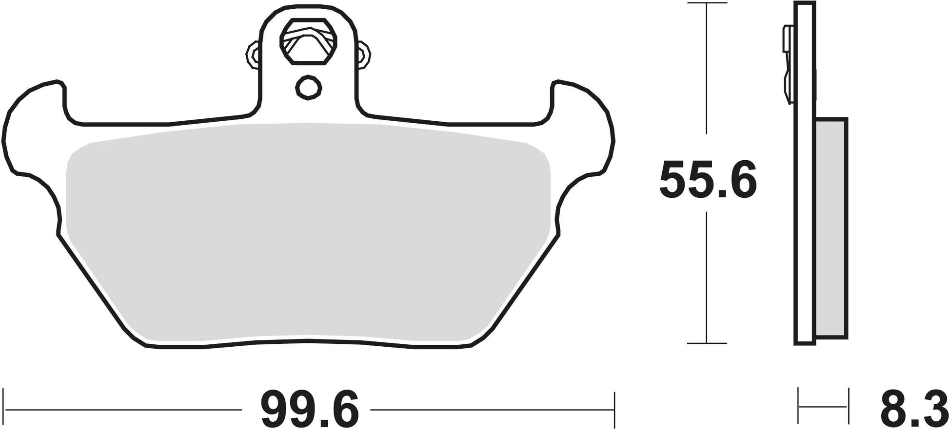 TRW Frein Pad McB 621 SV Métal fritté
