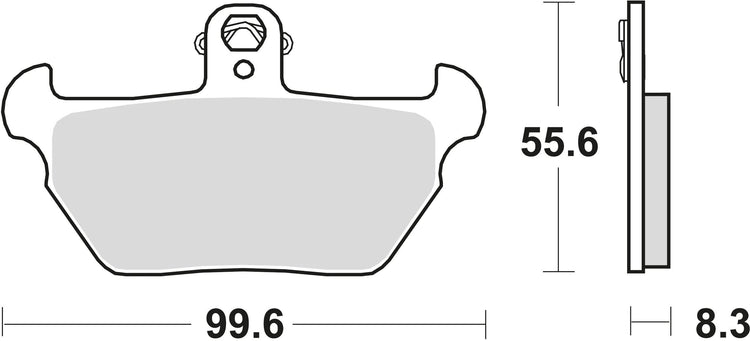 TRW Frein Pad McB 621 SV Métal fritté
