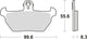 TRW Frein Pad McB 621 SV Métal fritté