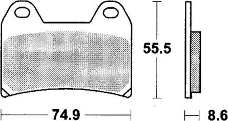 TRW Brake Pad MCB 683 CRO Hyper Carbone Racing