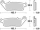 TRW Frein Pad McB 764 Métal fritté