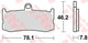 TRW Frein Pad McB 816 Trq Sin.Metal Racing