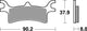 TRW Freed Pad McB 798 SI Metal fritté