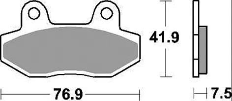 TRW Frein Pad McB 822 SV Métal fritté