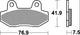 TRW Frein Pad McB 822 SV Métal fritté