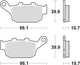 TRW Brake Pad McB 585 SRM Metal fritté