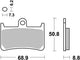 TRW Brake Pad McB 611 SRM Metal fritté