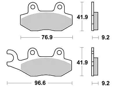 TRW Frein Pad MCB 689 EC Organic
