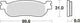 TRW Brake Pad McB 699 SRM Metal fritté