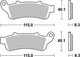 TRW Brake Pad McB 704 SRM Sinterre Metal