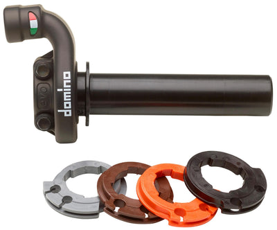 Fixation de poignée d'accélérateur Domino Krk evo Poignées d'accélérateur Krk Alu SW 2-pull, sans ha
