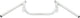 Tommaselli condor plus guidon acier chr 22mm ver.condor