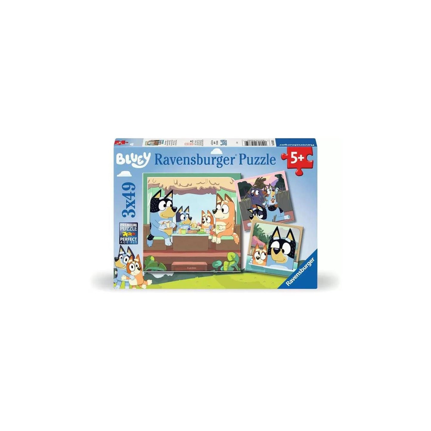 Ravensburger - The Adventures of Bluey Leg Puzzle 3x49st.