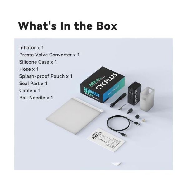 Pompe de batterie électrique cycplus as2 cube noir