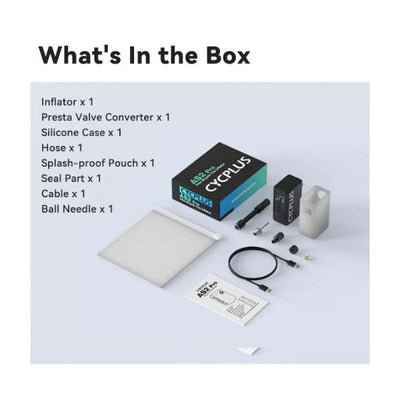Pompe de batterie électrique cycplus as2 cube noir