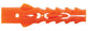 Bouchon nylon 10x50 sans collier (50 pcs)