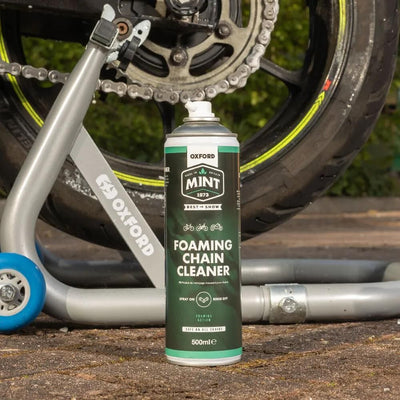 Nettoyage de chaîne de menthe Nettoyant de la chaîne de mousse Oxford. Nettoyeur de chaîne Oxford 500 ml OC213