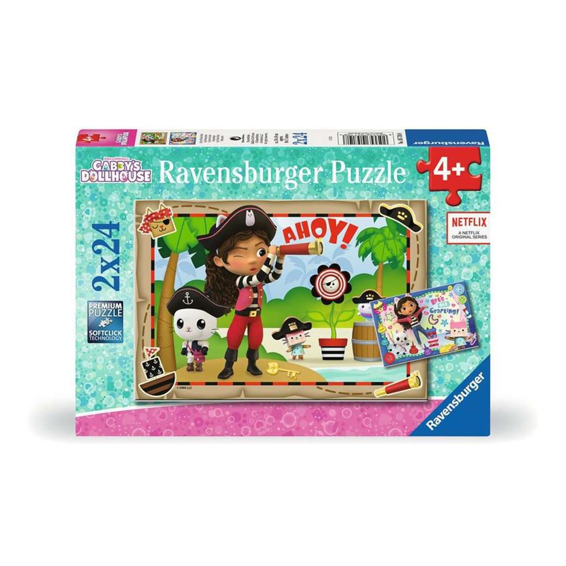 Ravensburger - Gabby's Poppenhuis Legpuzzel 2x24 stuks