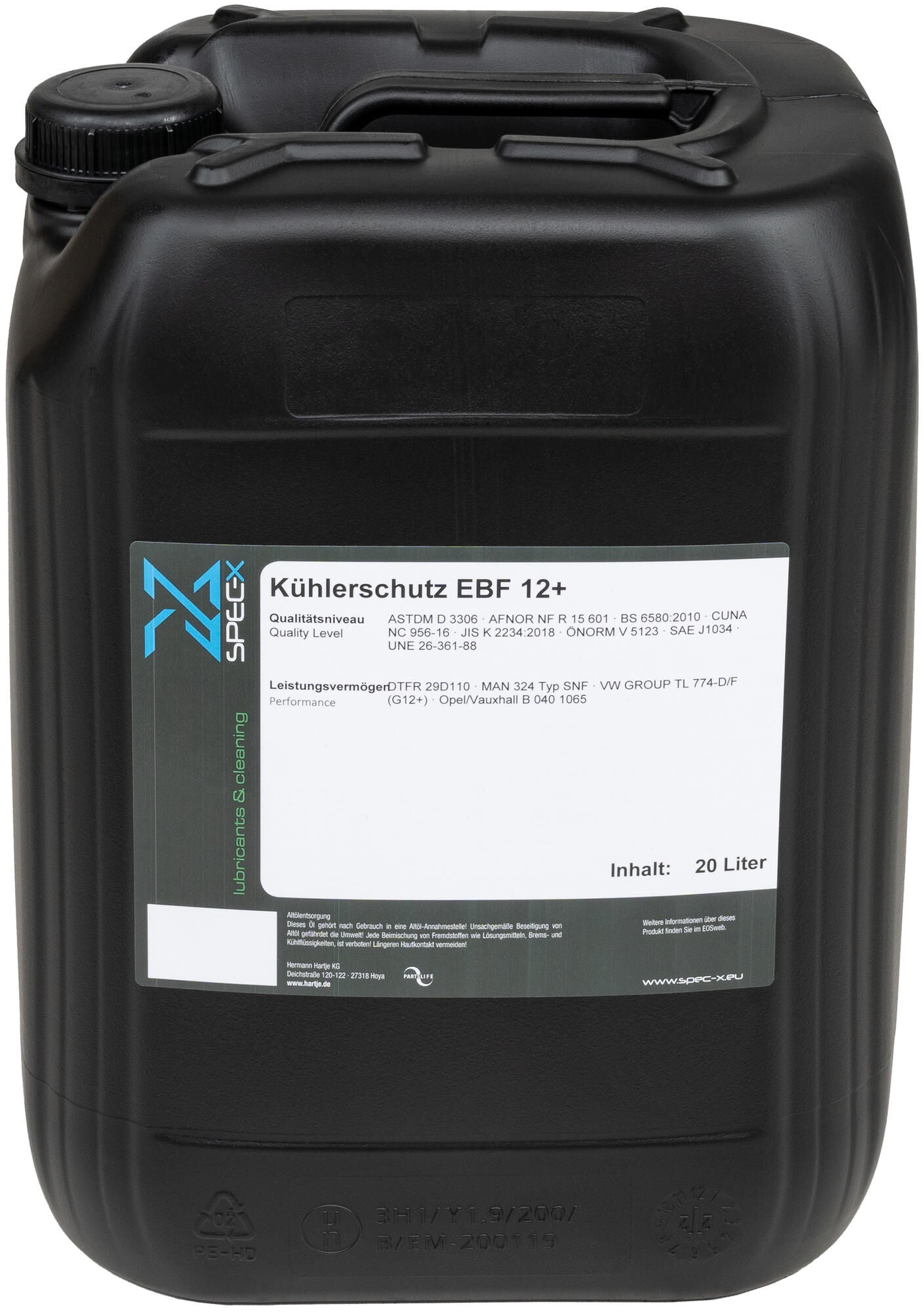 Liquide de refroidissement Spec-X 20L