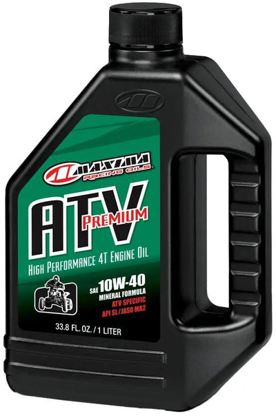 Huiles de course maxima huile d'huile maxima ATV Premium 4T 10W-40 1L