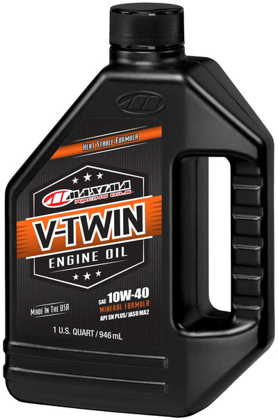 Huiles de course maxima huile de moteur maxima v-twin minéral 10W-40 946ml