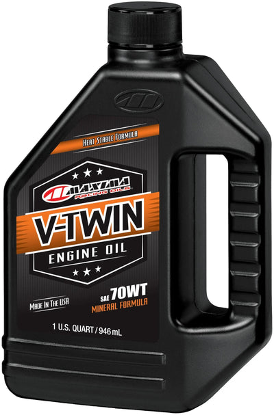 Huiles de course maxima huile moteur maxima v-twin minéral sae 70W 946ml