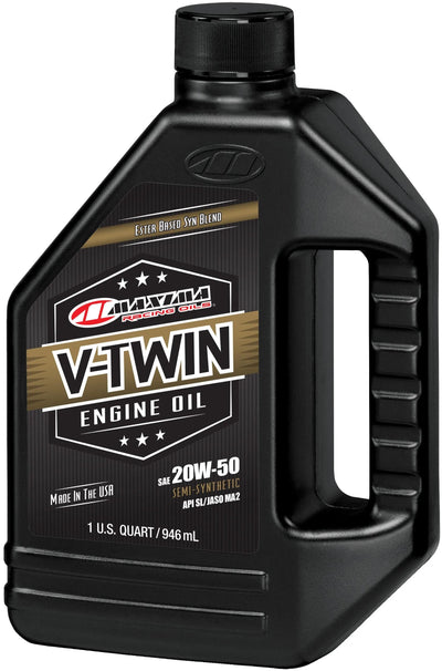 Huiles de course Maxima Huile Motor Maxima V-Twin Synth complet. 20W-50 946ML